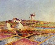 Landscape with Mill near the Salt Ponds unknow artist